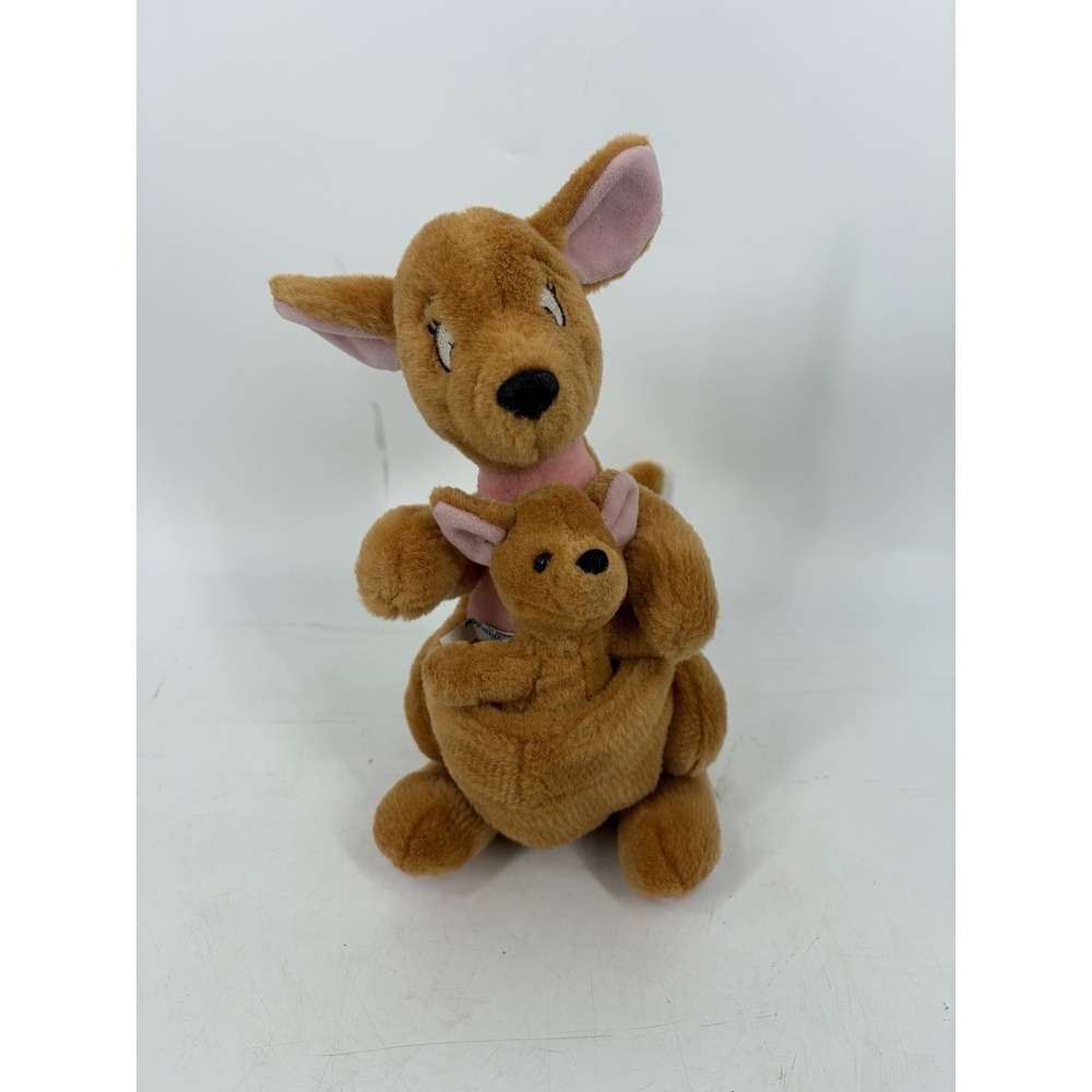 VINTAGE Disneyland Walt Disney World Kanga & Roo Plush Winnie The Pooh Kangaroo